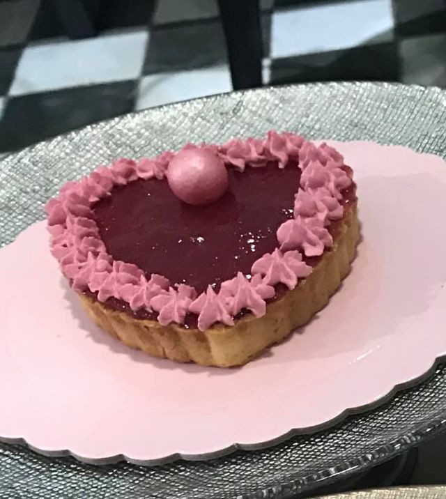 Tarta forma de corazón